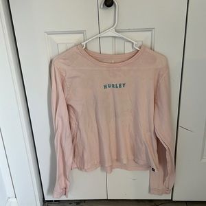 Pink Hurly long sleeved T Girls large